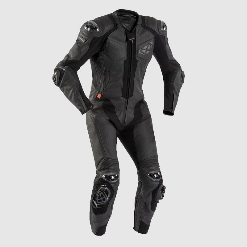 New Mens Ixon Vendetta Evo One Piece Motorcycle Leather Suit