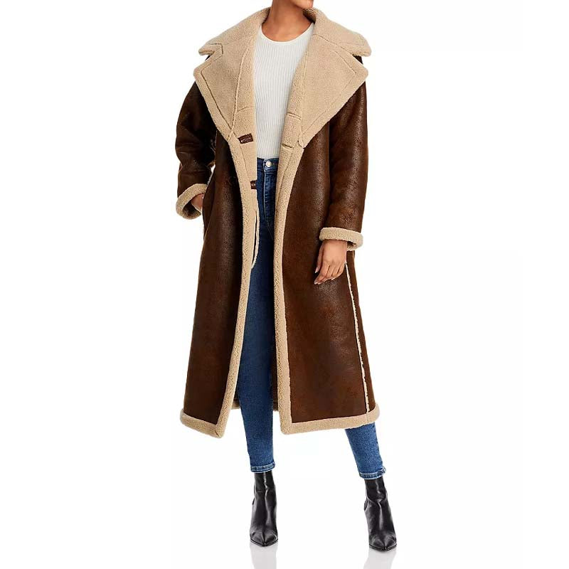 Jetz Faux Shearling Coat