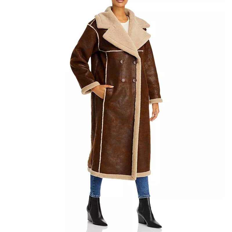 Jetz Faux Shearling Coat