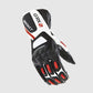 Joe Rocket GPX 2.0 Mens Street Riding Road Racing Black/White/Red Leather Motorcycle Gloves