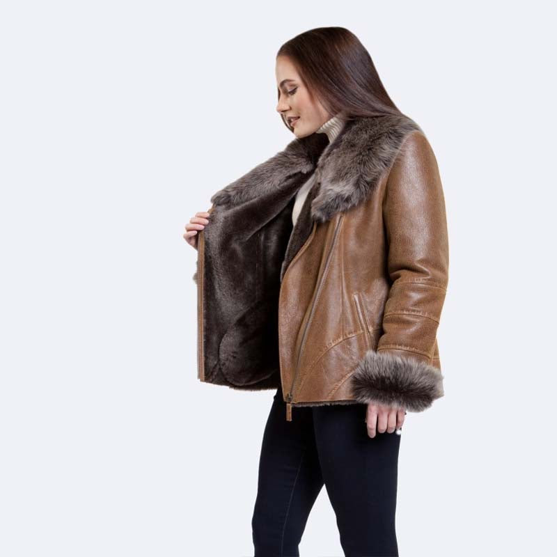 Judy Sheepskin Jacket