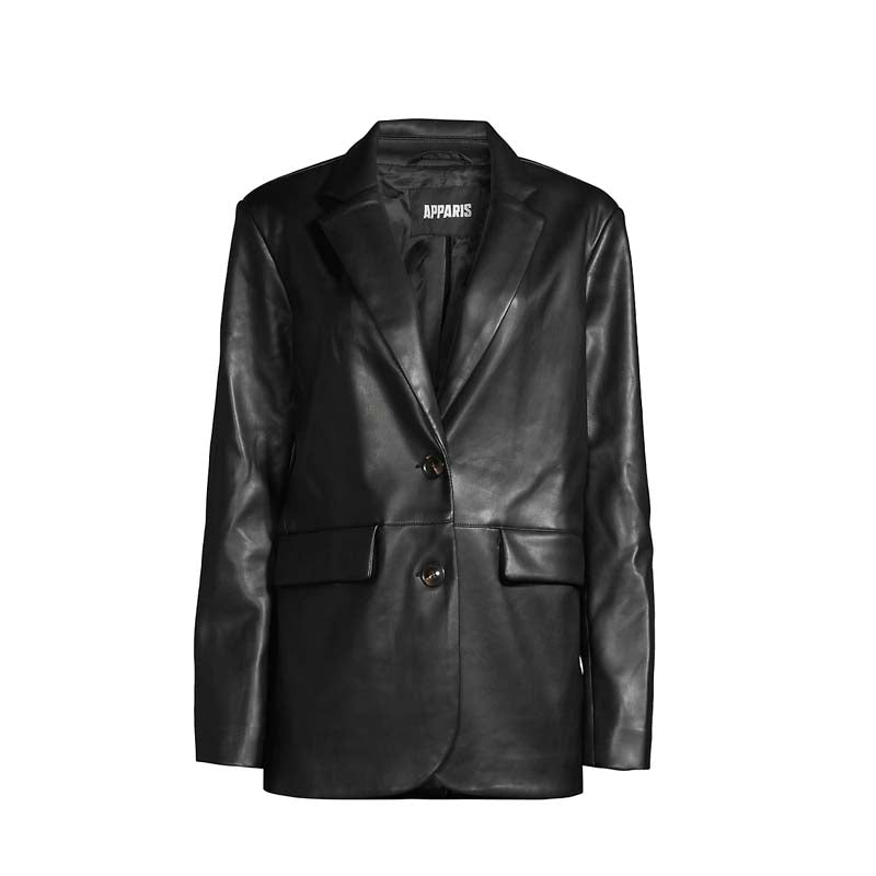 Killian Faux Leather Blazer