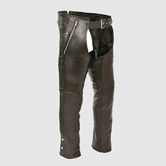 biker leather chaps for mens with cheap price on sale