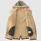 Best New Style Men Winter Hooded Shearling Leather Jacket For Sale