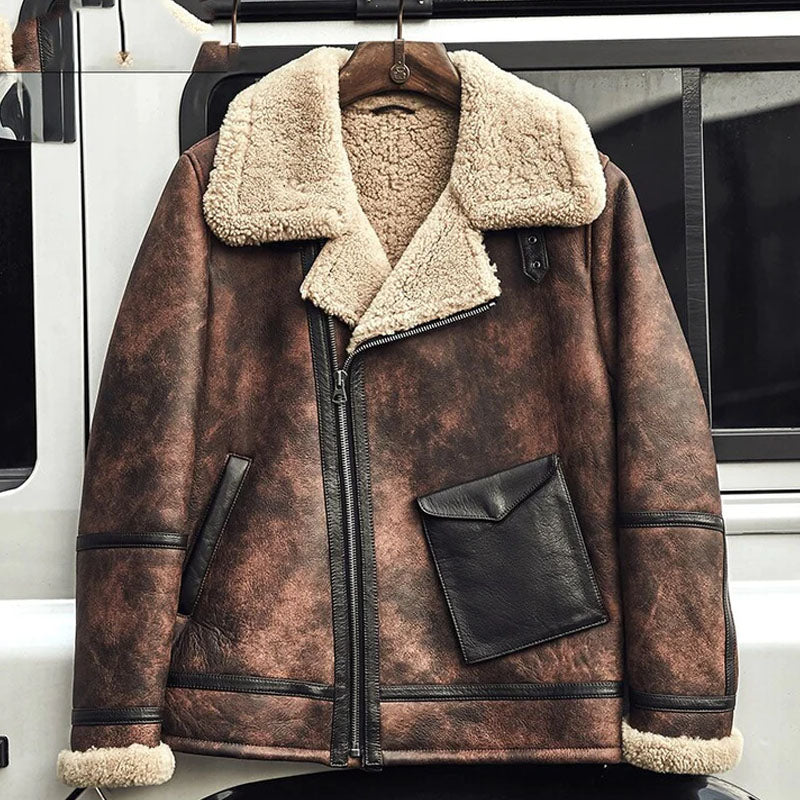New Style Shearling Leather Jackets For Sale 2022