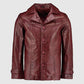 mens brown fashion leather jacket online shop