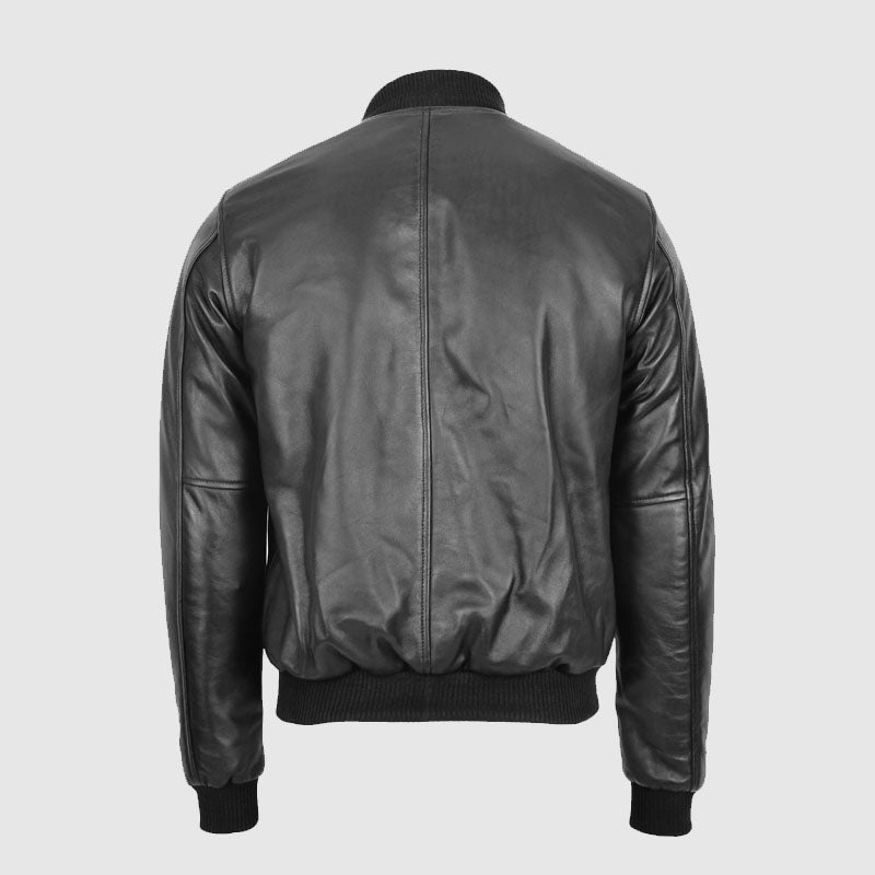 black biker leather jacket mens shop