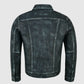 mens biker leather jacket for sale 