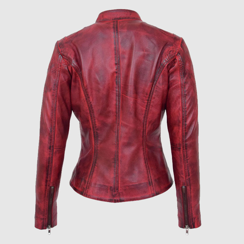 new style women fashion leather jacket online shop