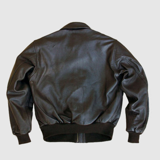 New Style Cooper Original Modern A-2 Leather Flight Brown Jacket For Sale