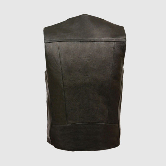 Cheap Price Leather Vest For Sale Mens Motorcycle