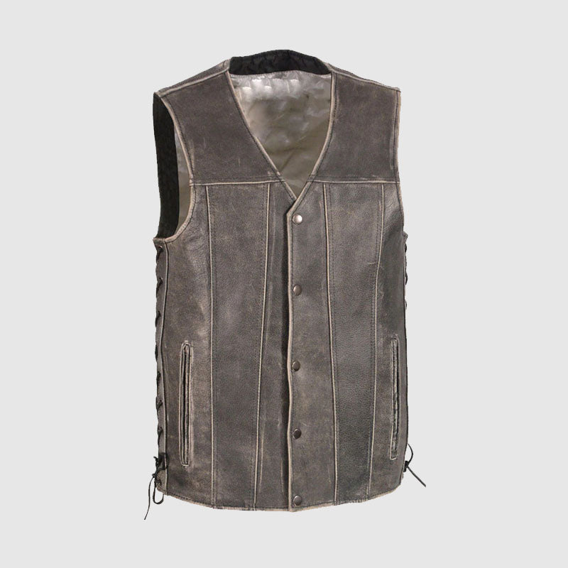 Exclusive Biker Leather Vest For Sale 