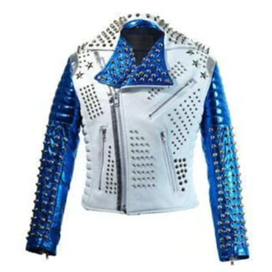 Buy Best Studded Leather Jacket For Sale 
