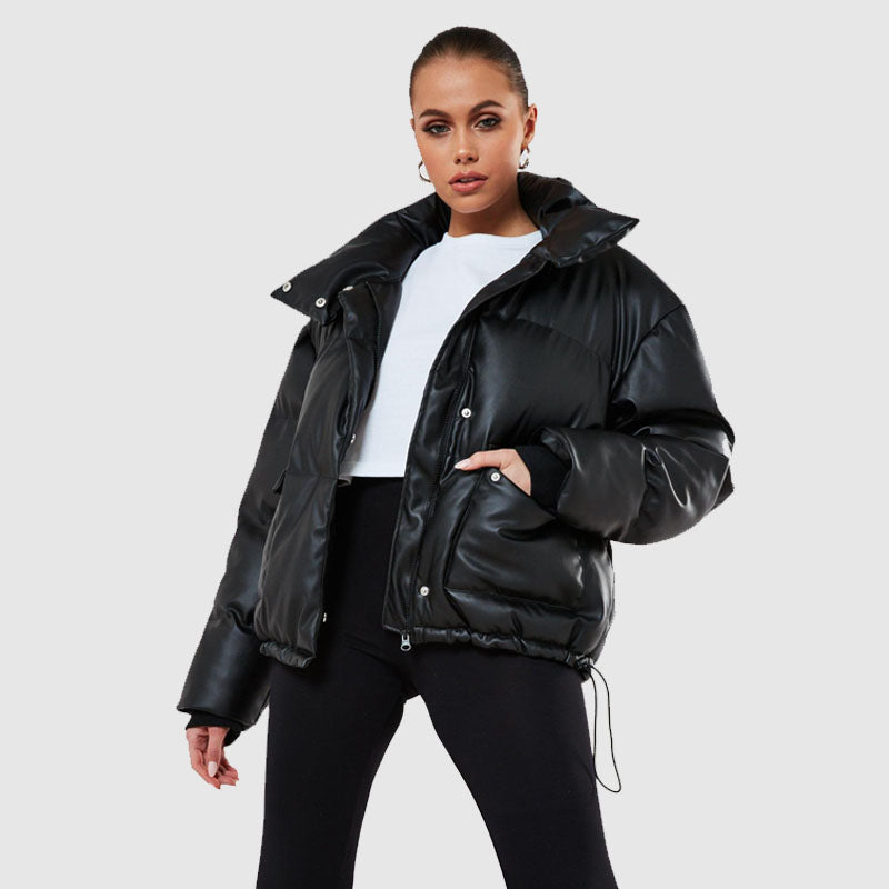 Purchase Best Style Genuine Women Black Leather Jackets For Sale