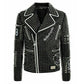 Buy Best Studded Punk Style Leather Jacket For Sale