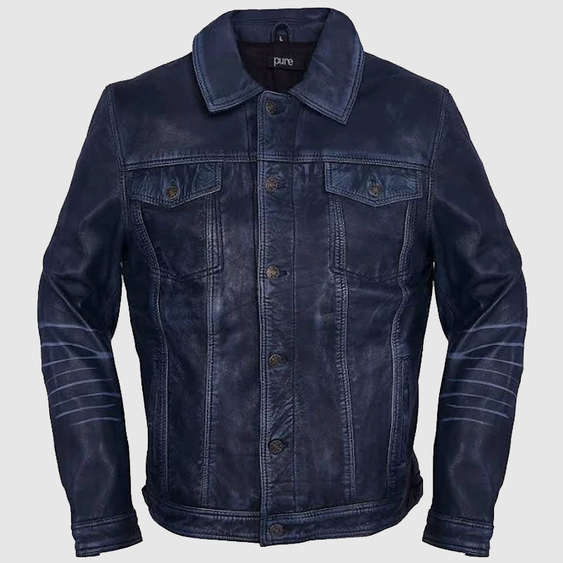 buy mens leather fashion jacket for sale 