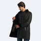 Rfx Leather: Discount on Miles Dark Oak Shearling Coat
