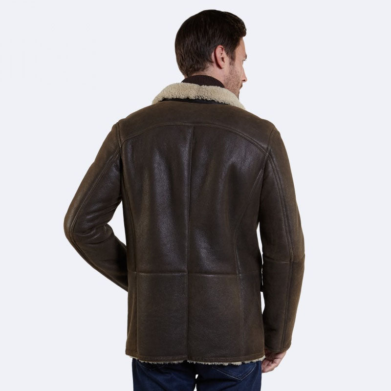 Rfx Leather: Men's Best Winter Genuine Olive Floyd Jacket
