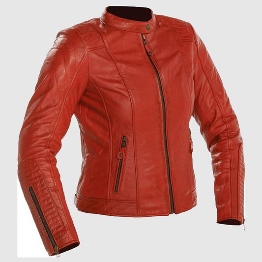 women red leather fashion online jacket shop