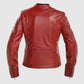 red women online biker leather jacket shop