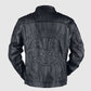 mens black leather jacket store