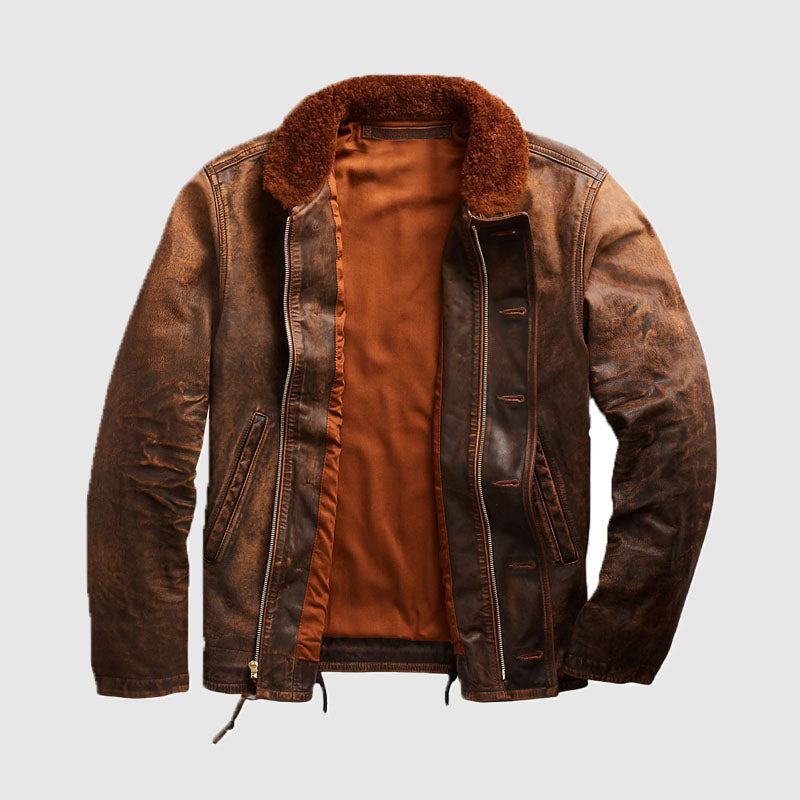 new shearling leather jacket with cheap price