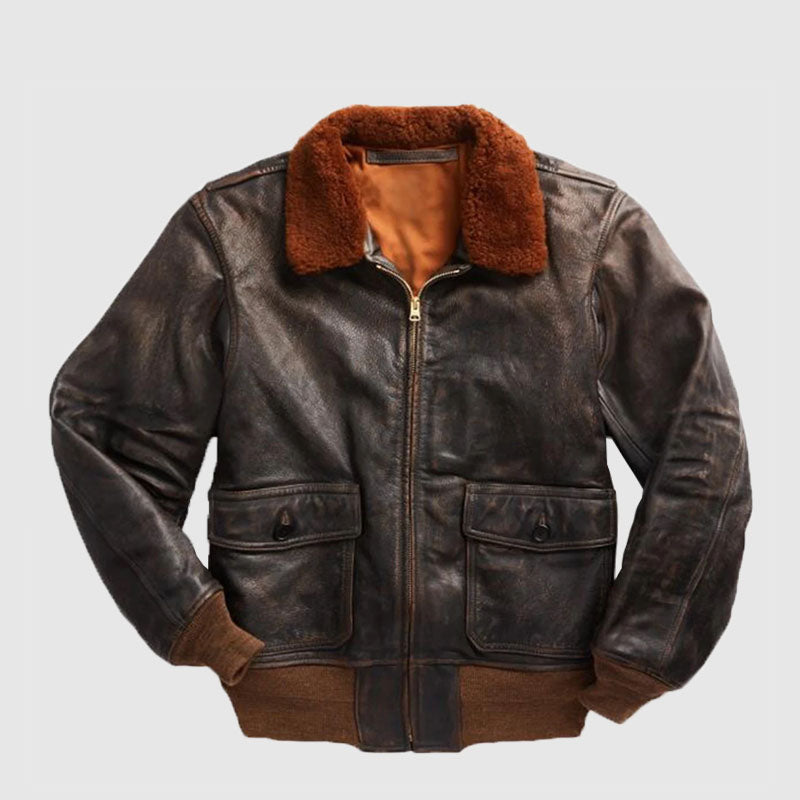new mens aviator leather jacket shop