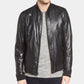 Shop Best Style Fashion Vintage Lamarque Quilted Leather Bomber Jacket For Sale