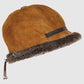 Shop Best Winter Daisy Womens Shearling Gold Leather Hat