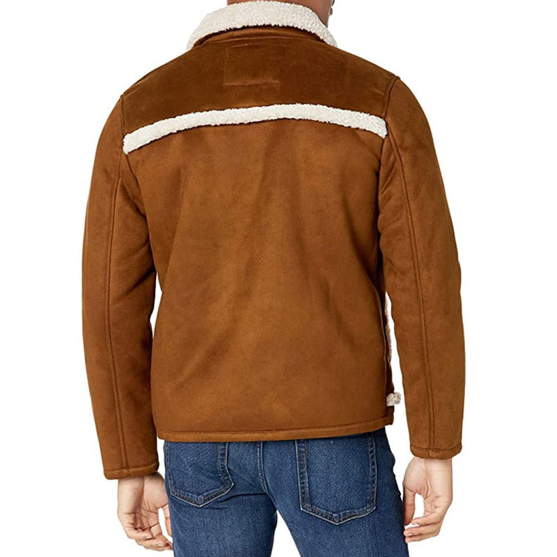 Shop Best Winter New Year Levi’s Men’s Faux Shearling Ranchers Jacket