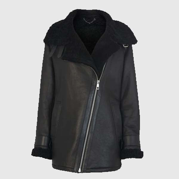 Women Sheepskin Leather Jacket For Sale 
