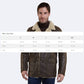 Shop Rfx Leather Olive Floyd Sheepskin Jacket for Men
