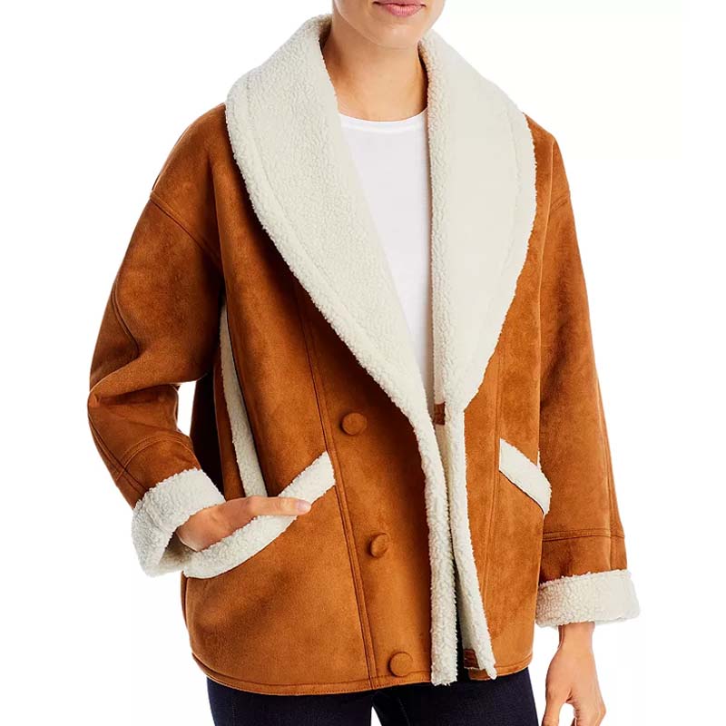 Buy Genuine Best Style Women The Burly Sheepskin Faux Shearling Coat For Sale