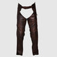 Brown Mens Leather Biker Chaps For Sale 