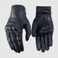 Waterproof Black Gloves Motorcycle Riding Cycling Racing Leather Gloves
