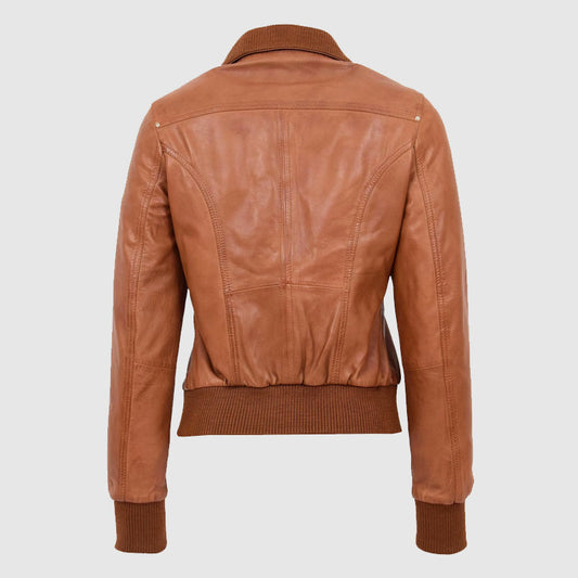 high quality womens fashion leather jacket online shop